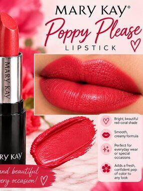 Mary Kay Poppy Please Lipstick